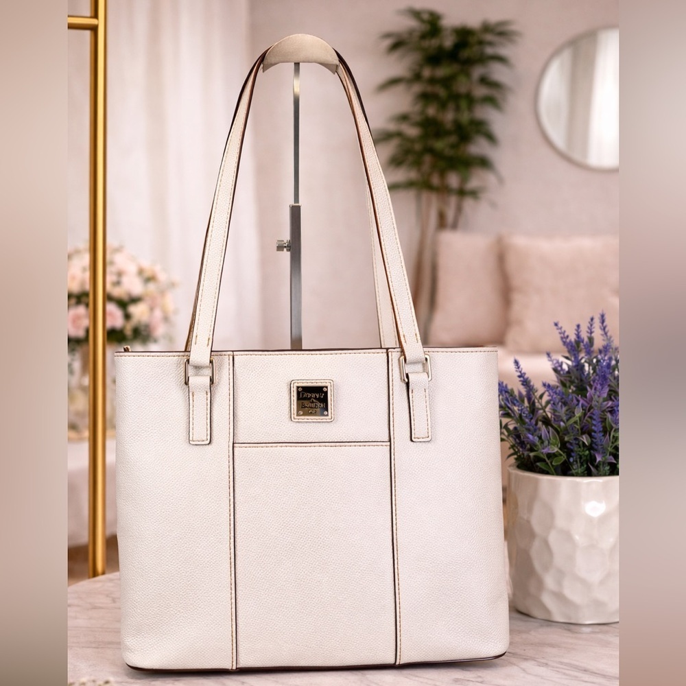 Dooney & Bourke Lexington Elegant White Tote Shoulder Bag